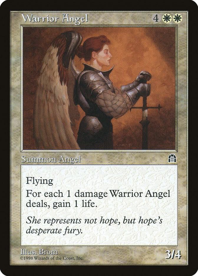 Warrior Angel card from Stronghold
