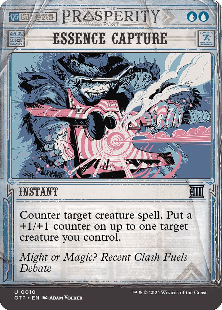 Essence Capture 10 card from Outlaws of Thunder Junction: Breaking News