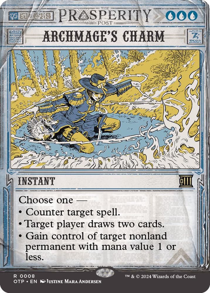 Archmage's Charm 8 card from Outlaws of Thunder Junction: Breaking News