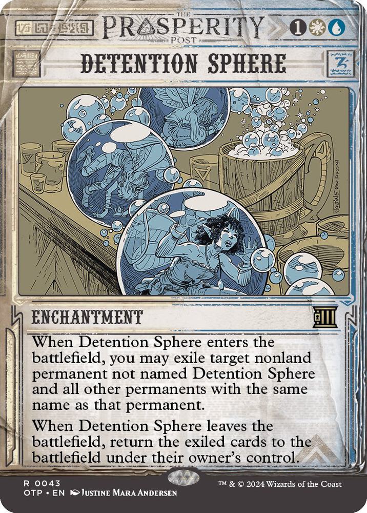 Detention Sphere 43 card from Outlaws of Thunder Junction: Breaking News