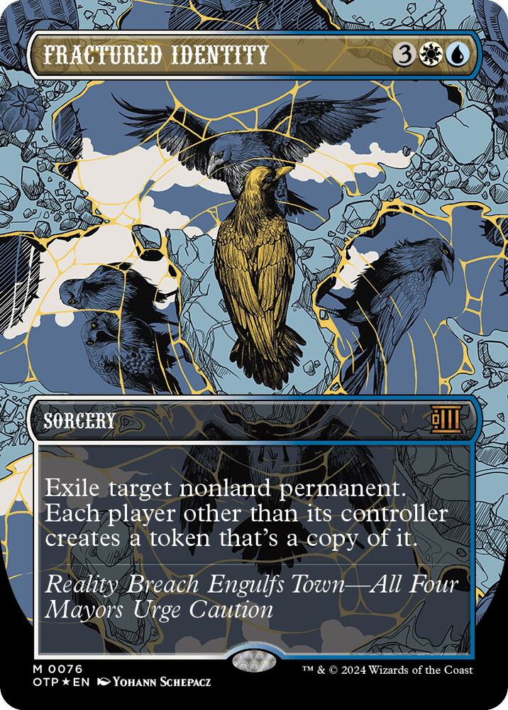 Fractured Identity (Textured Foil) 76 card from Outlaws of Thunder Junction: Breaking News