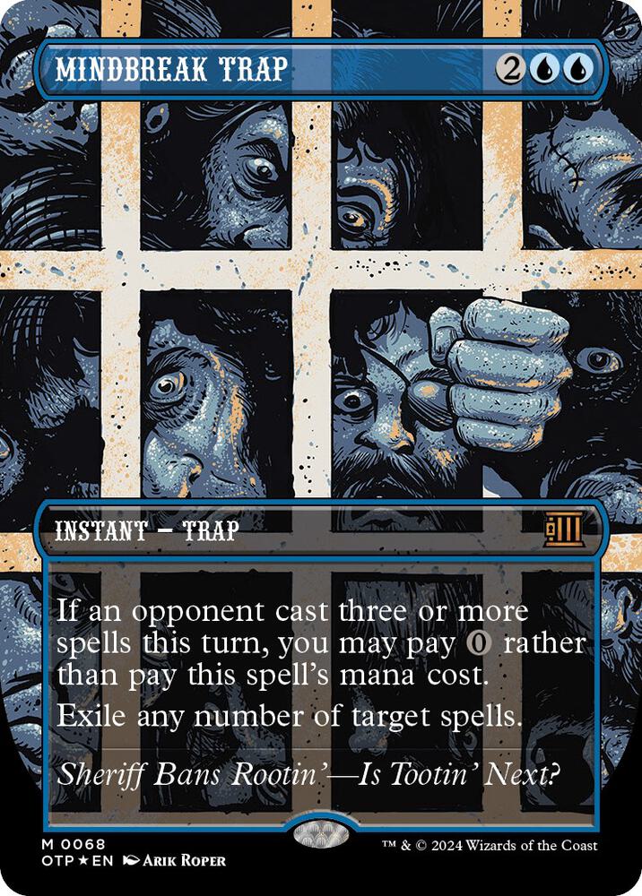 Mindbreak Trap (Textured Foil) 68 card from Outlaws of Thunder Junction: Breaking News