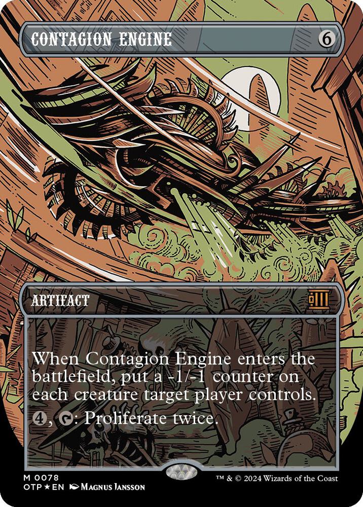 Contagion Engine (Textured Foil) 78 card from Outlaws of Thunder Junction: Breaking News