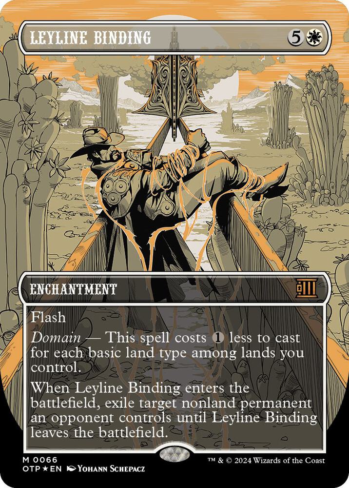 Leyline Binding (Textured Foil) 66 card from Outlaws of Thunder Junction: Breaking News