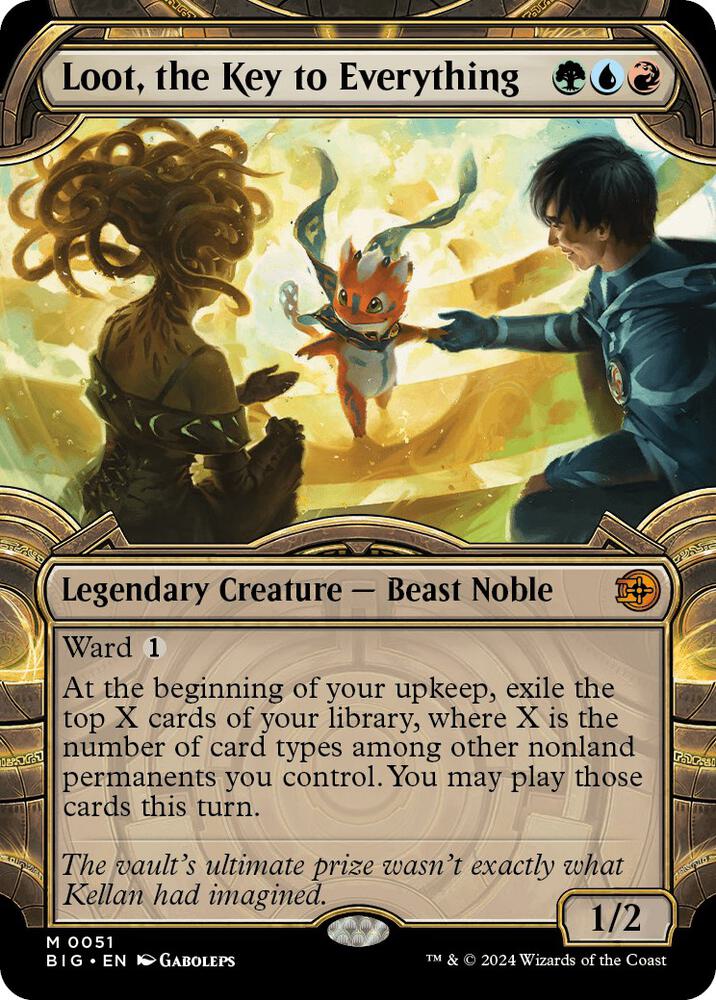 Loot, the Key to Everything (Showcase) 51 card from Outlaws of Thunder Junction: The Big Score