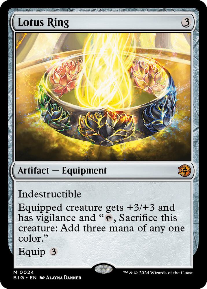 Lotus Ring 24 card from Outlaws of Thunder Junction: The Big Score