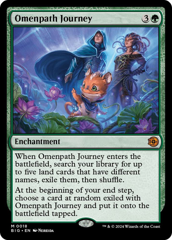 Omenpath Journey 18 card from Outlaws of Thunder Junction: The Big Score