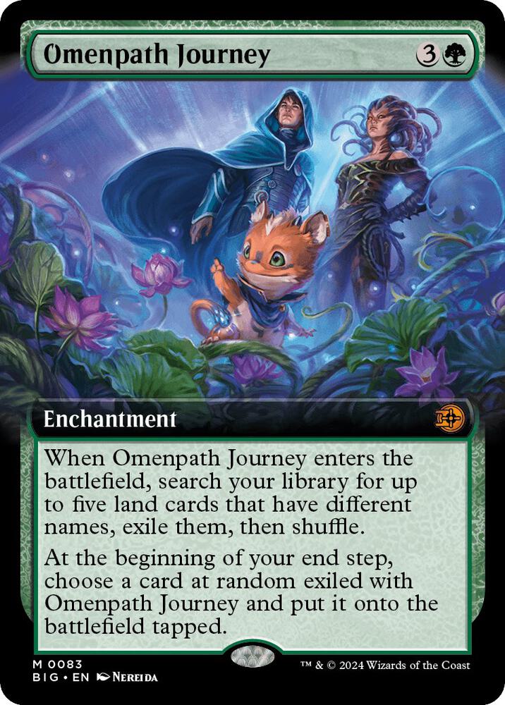 Omenpath Journey (Extended Art) 83 card from Outlaws of Thunder Junction: The Big Score