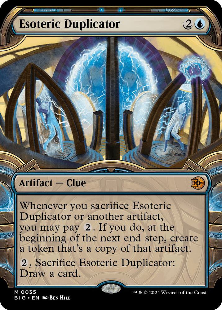 Esoteric Duplicator (Showcase) 35 card from Outlaws of Thunder Junction: The Big Score