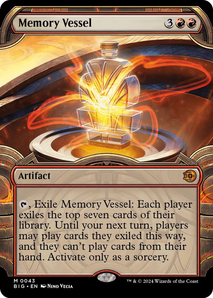 Memory Vessel (Showcase) 43 card from Outlaws of Thunder Junction: The Big Score