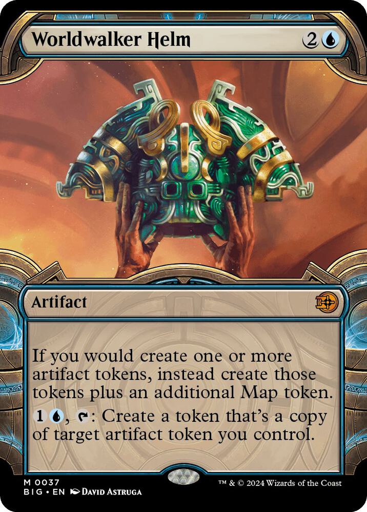 Worldwalker Helm (Showcase) 37 card from Outlaws of Thunder Junction: The Big Score