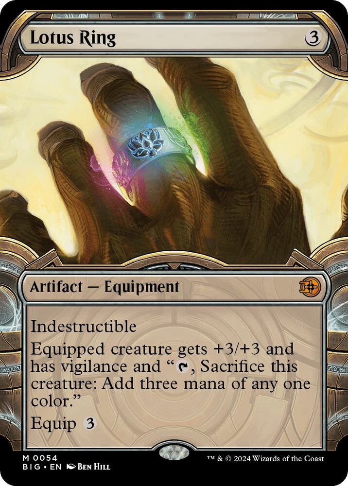 Lotus Ring (Showcase) 54 card from Outlaws of Thunder Junction: The Big Score