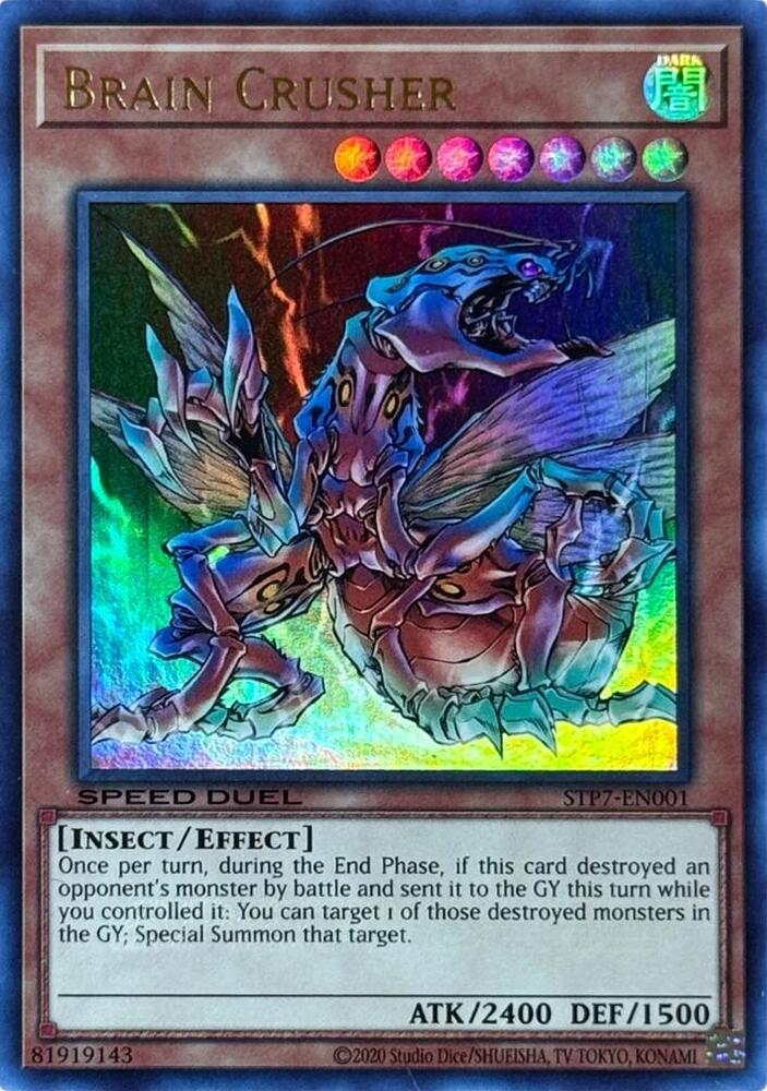 Brain Crusher STP7-EN001 card from Speed Duel: Tournament Pack 7