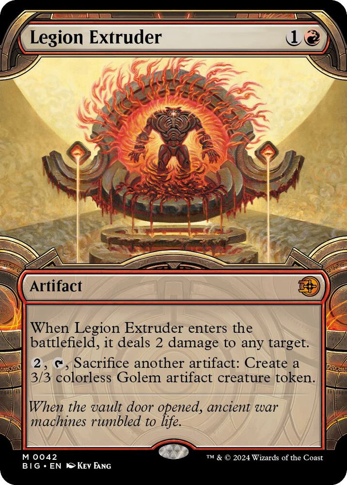 Legion Extruder (Showcase) 42 card from Outlaws of Thunder Junction: The Big Score