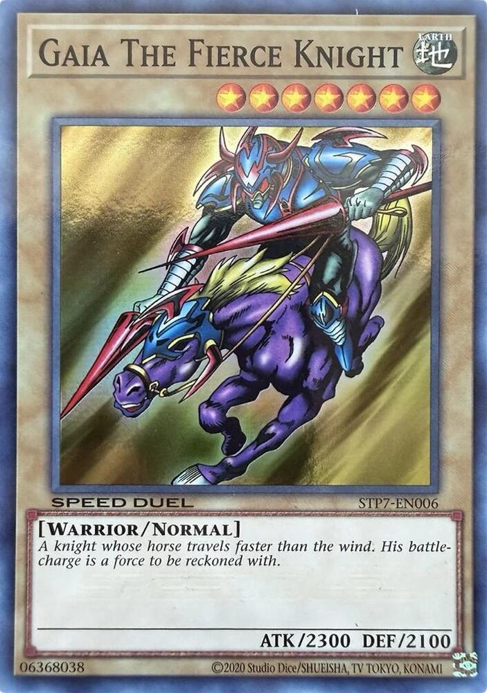 Gaia The Fierce Knight STP7-EN006 card from Speed Duel: Tournament Pack 7