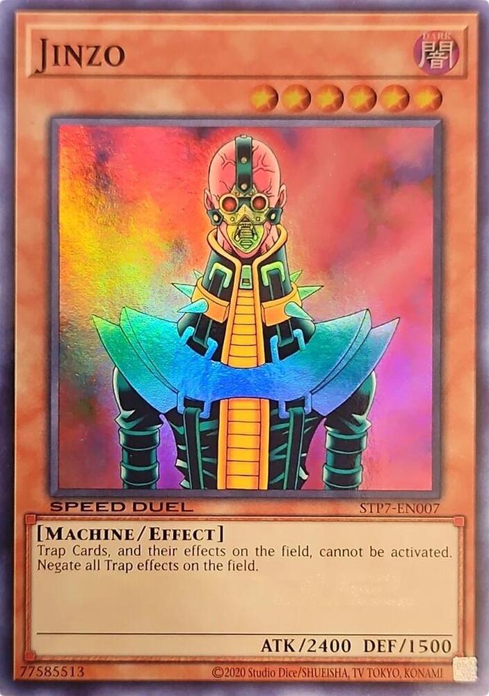Jinzo STP7-EN007 card from Speed Duel: Tournament Pack 7