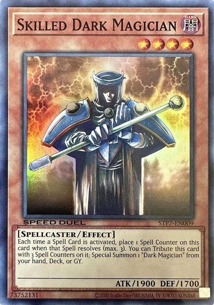 Skilled Dark Magician STP7-EN009 card from Speed Duel: Tournament Pack 7