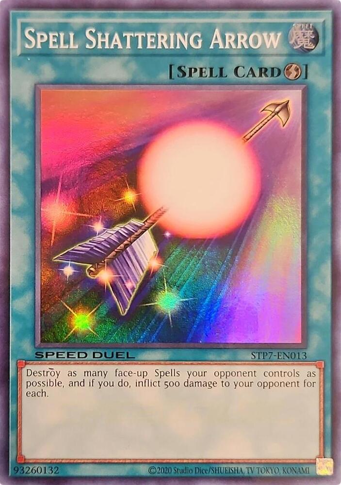 Spell Shattering Arrow STP7-EN013 card from Speed Duel: Tournament Pack 7