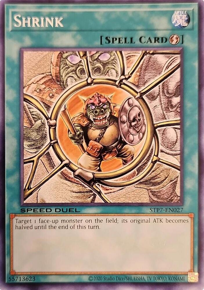 Shrink STP7-EN027 card from Speed Duel: Tournament Pack 7
