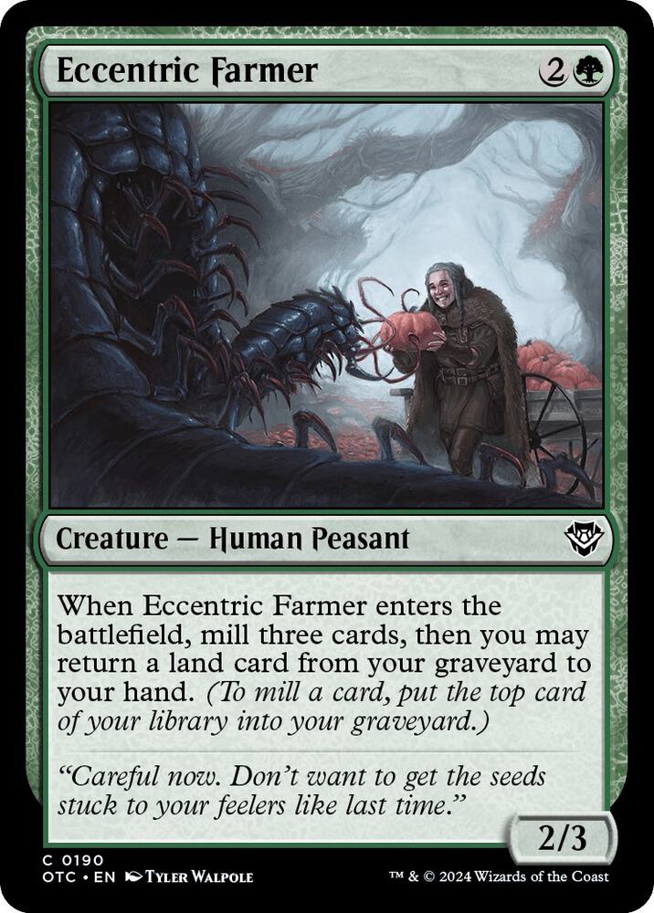 Eccentric Farmer 190 card from Commander: Outlaws of Thunder Junction