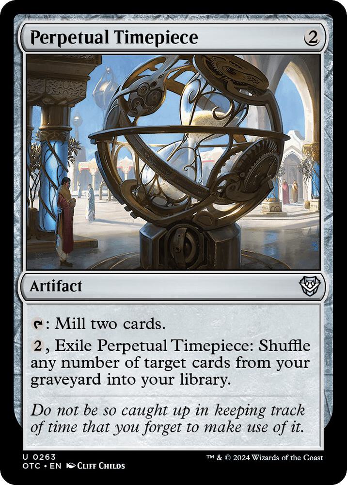Perpetual Timepiece 263 card from Commander: Outlaws of Thunder Junction