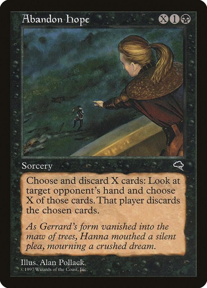 Abandon Hope 107 card from Tempest
