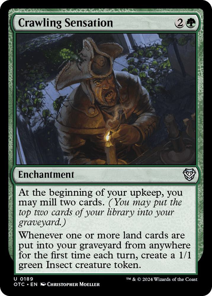 Crawling Sensation 189 card from Commander: Outlaws of Thunder Junction