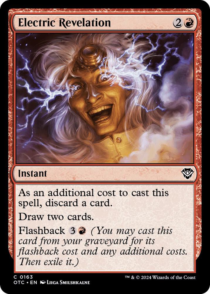 Electric Revelation 163 card from Commander: Outlaws of Thunder Junction