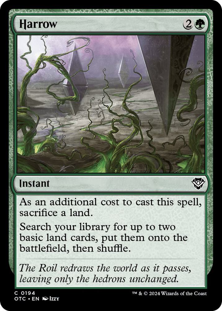 Harrow 194 card from Commander: Outlaws of Thunder Junction