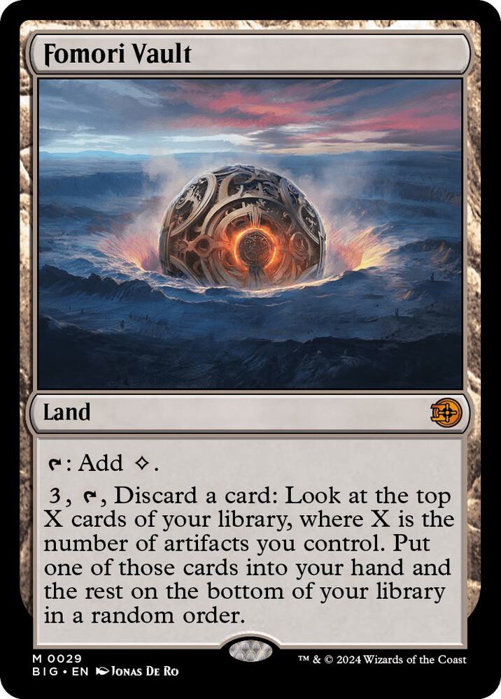 Fomori Vault 29 card from Outlaws of Thunder Junction: The Big Score