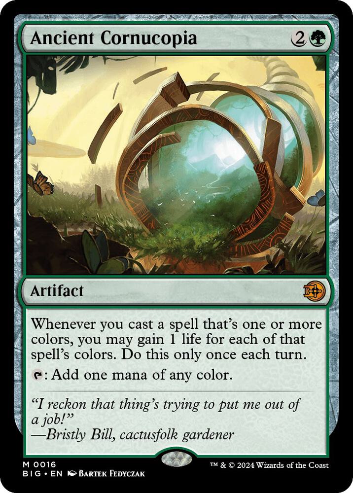 Ancient Cornucopia 16 card from Outlaws of Thunder Junction: The Big Score