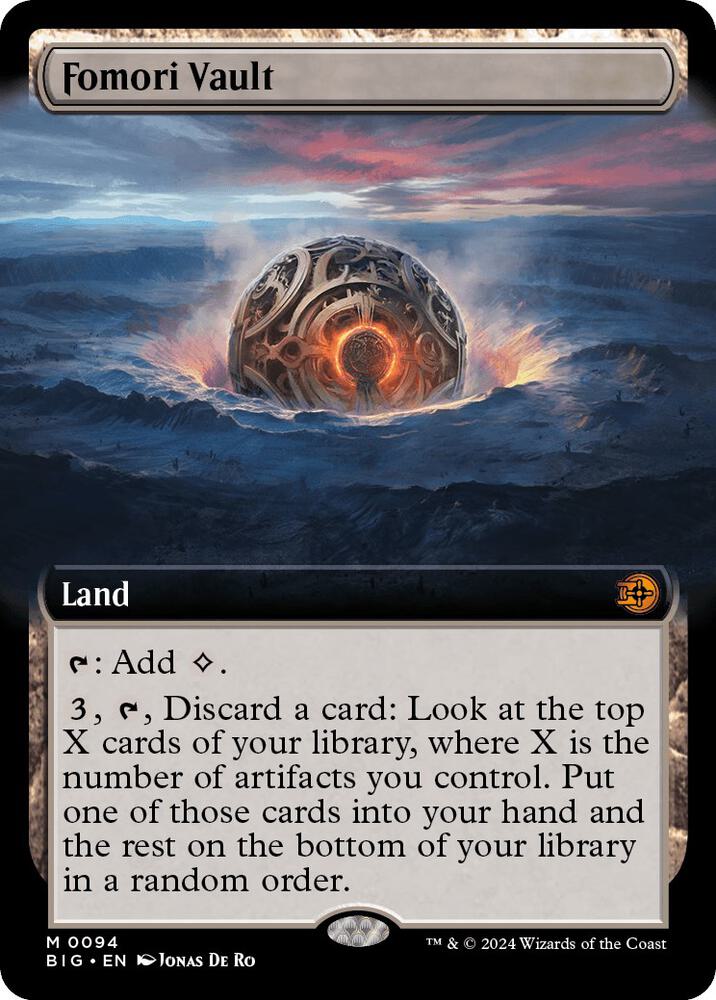 Fomori Vault (Extended Art) 94 card from Outlaws of Thunder Junction: The Big Score