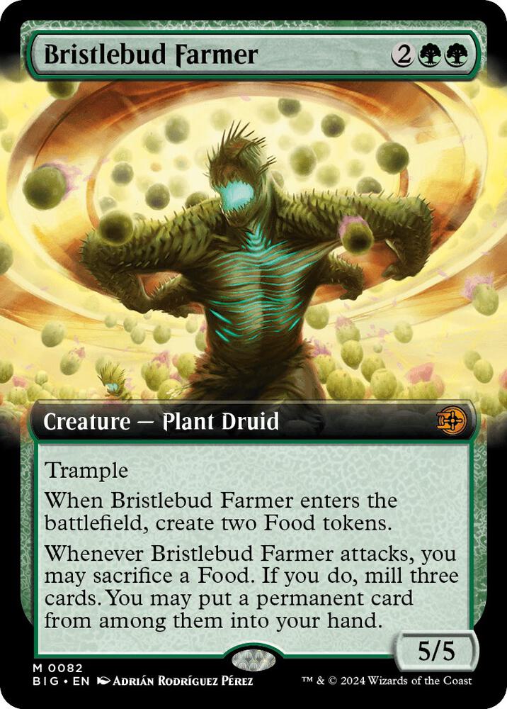 Bristlebud Farmer (Extended Art) 82 card from Outlaws of Thunder Junction: The Big Score
