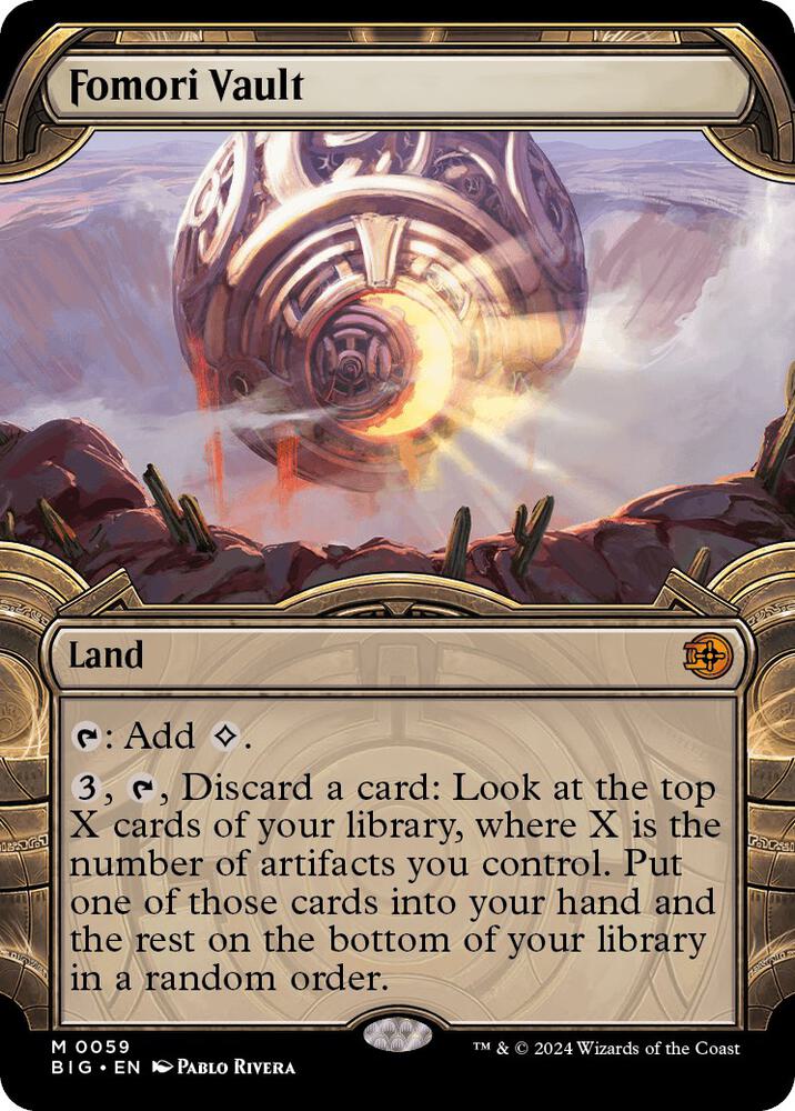 Fomori Vault (Showcase) 59 card from Outlaws of Thunder Junction: The Big Score