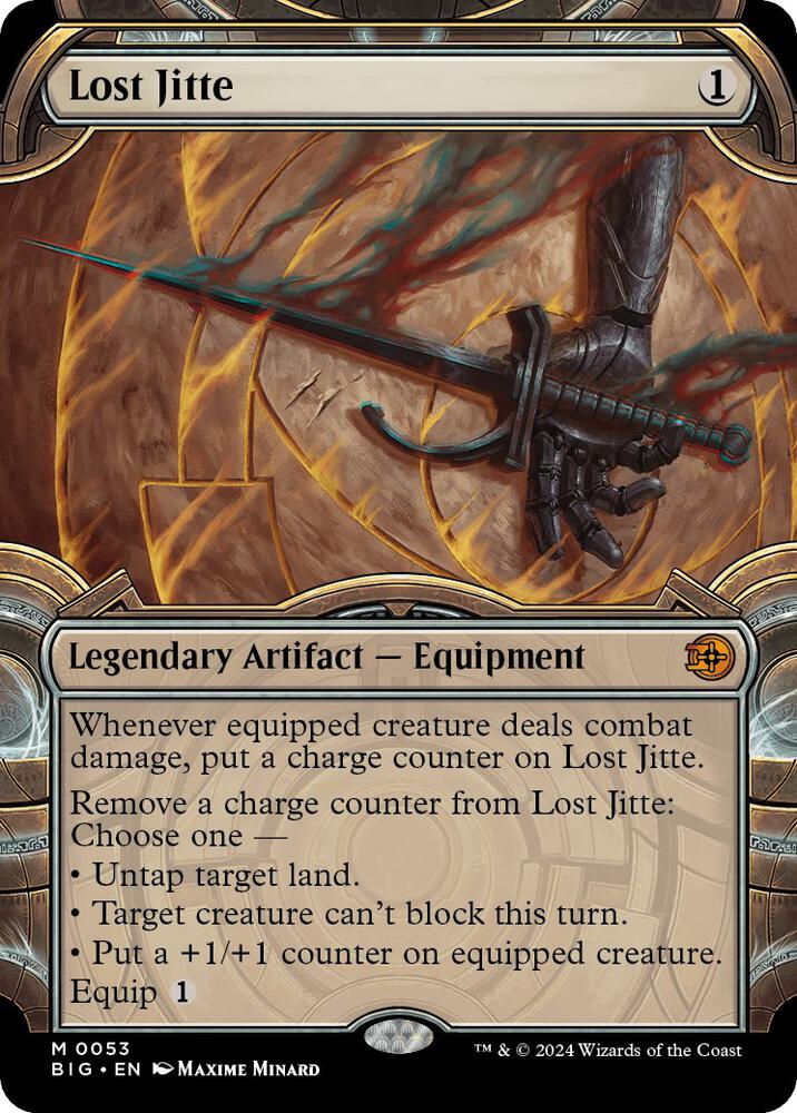 Lost Jitte (Showcase) 53 card from Outlaws of Thunder Junction: The Big Score