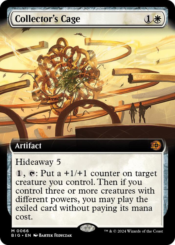 Collector's Cage (Extended Art) 66 card from Outlaws of Thunder Junction: The Big Score