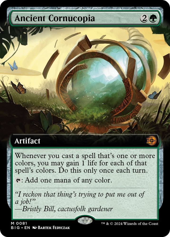 Ancient Cornucopia (Extended Art) 81 card from Outlaws of Thunder Junction: The Big Score