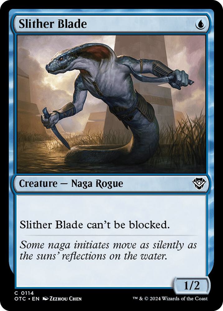 Slither Blade 114 card from Commander: Outlaws of Thunder Junction