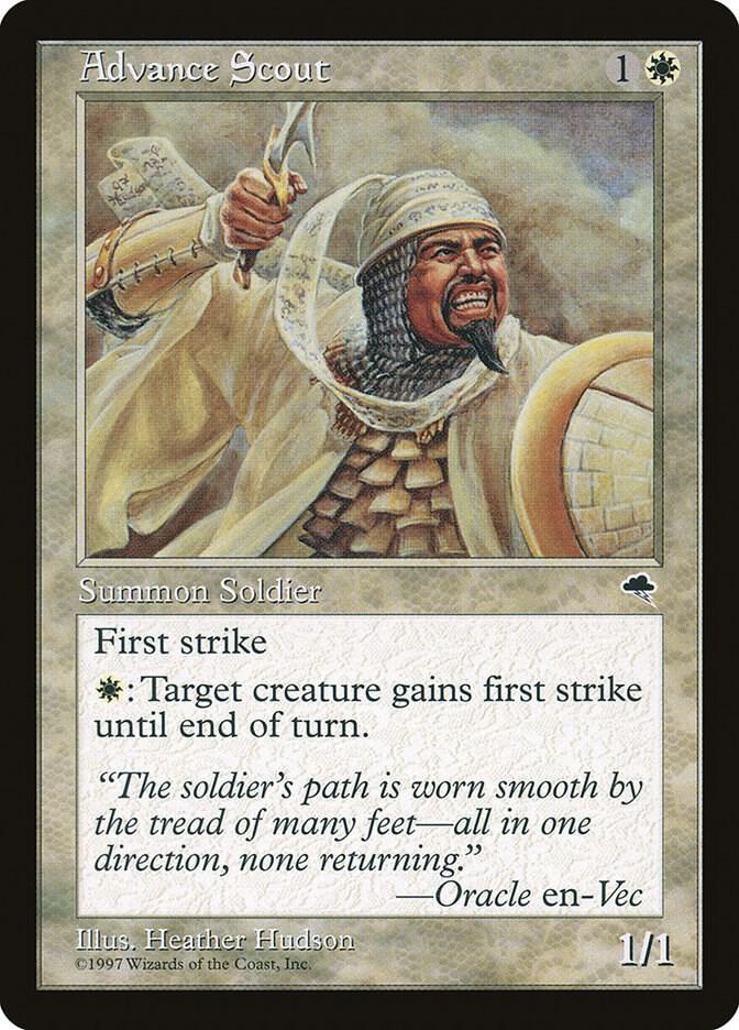 Advance Scout 1 card from Tempest