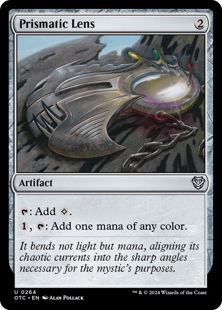 Prismatic Lens 264 card from Commander: Outlaws of Thunder Junction