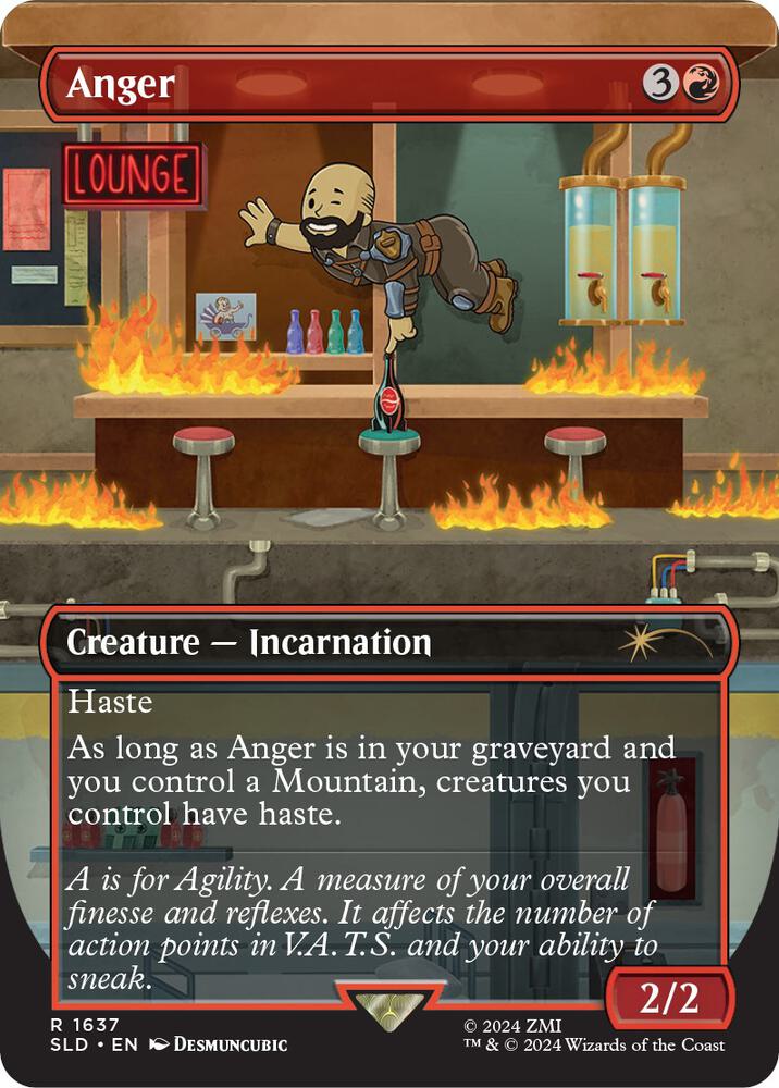 Anger 1637 card from Secret Lair Drop Series