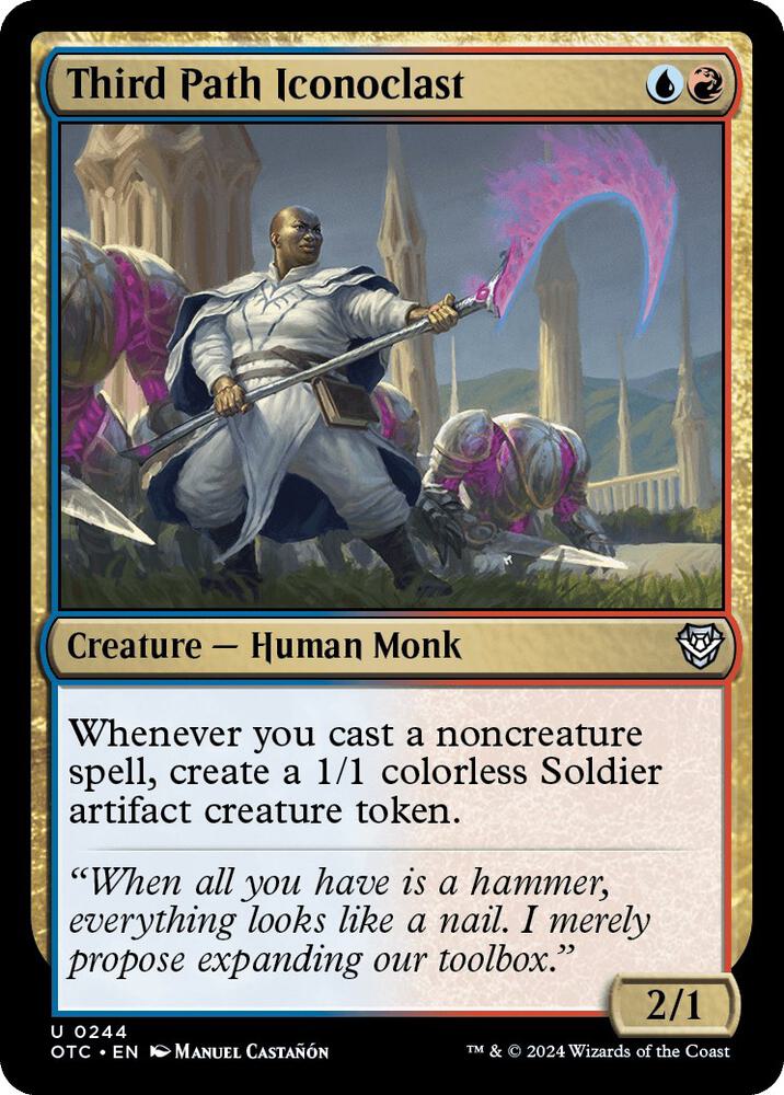 Third Path Iconoclast 244 card from Commander: Outlaws of Thunder Junction