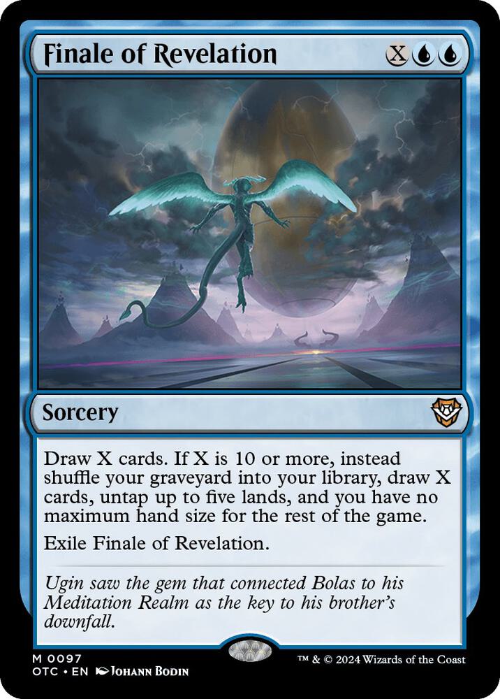 Finale of Revelation 97 card from Commander: Outlaws of Thunder Junction
