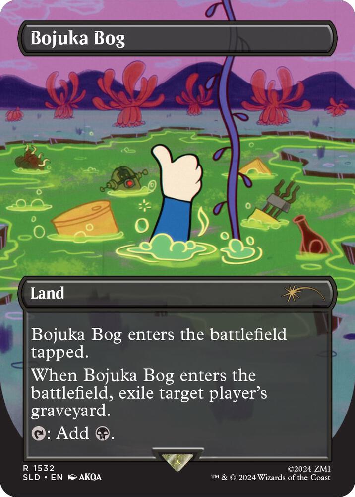 Bojuka Bog 1532 card from Secret Lair Drop Series