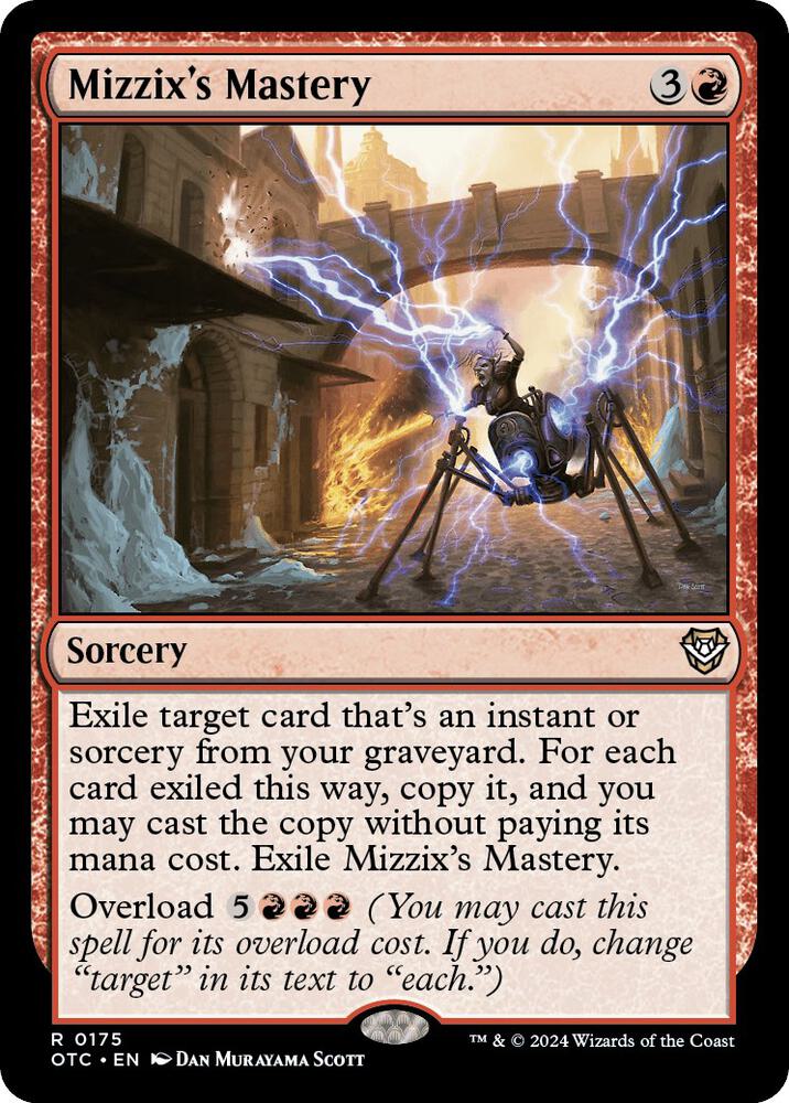 Mizzix's Mastery 175 card from Commander: Outlaws of Thunder Junction