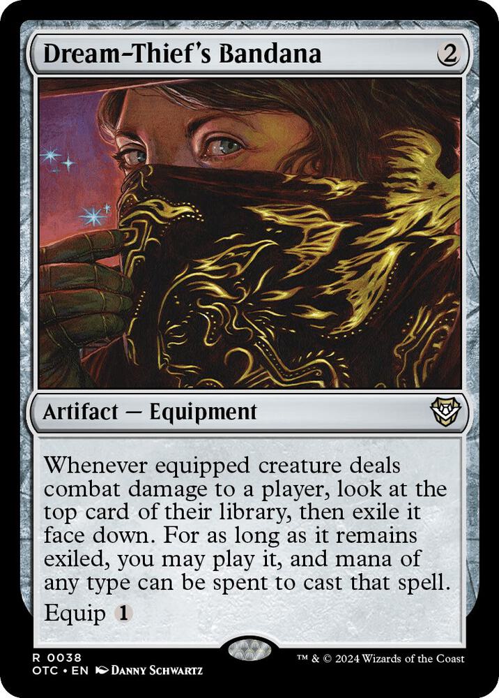 Dream-Thief's Bandana 38 card from Commander: Outlaws of Thunder Junction