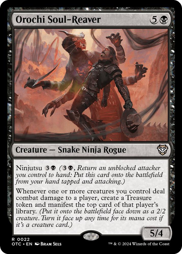 Orochi Soul-Reaver 22 card from Commander: Outlaws of Thunder Junction