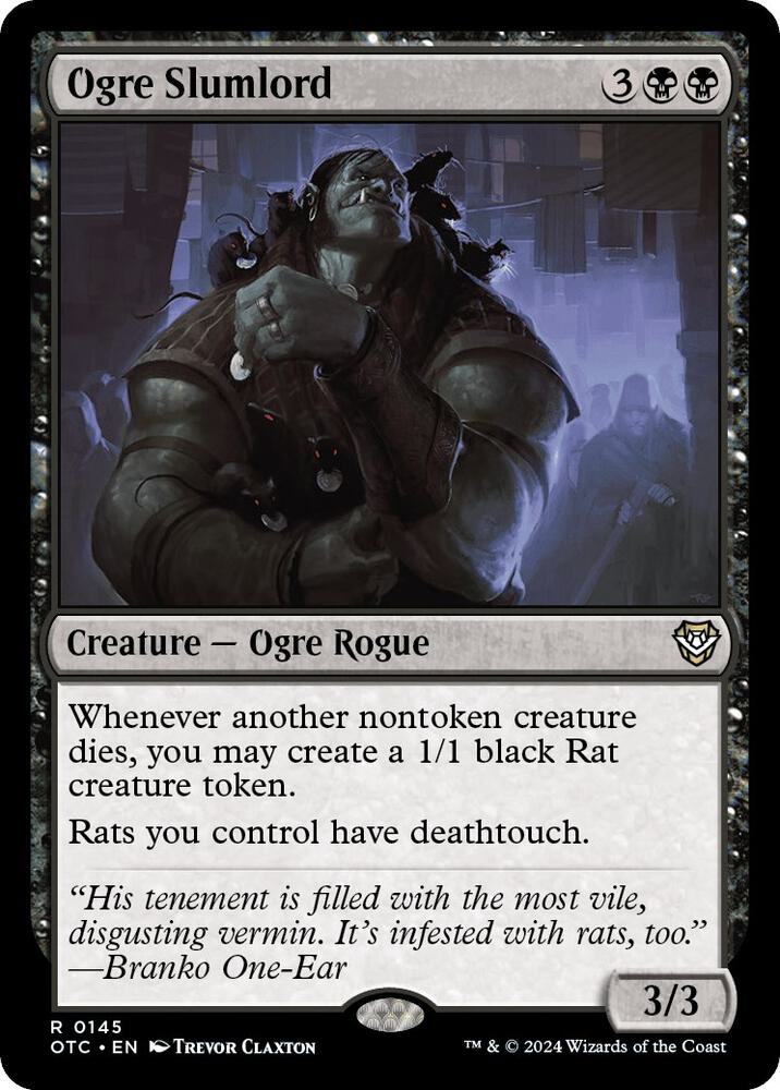 Ogre Slumlord 145 card from Commander: Outlaws of Thunder Junction