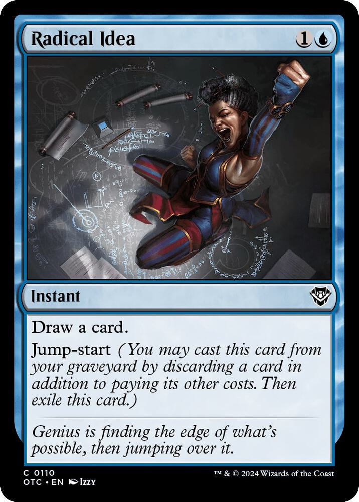 Radical Idea 110 card from Commander: Outlaws of Thunder Junction