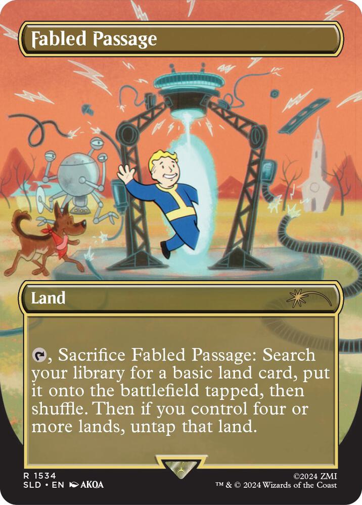 Fabled Passage 1534 card from Secret Lair Drop Series